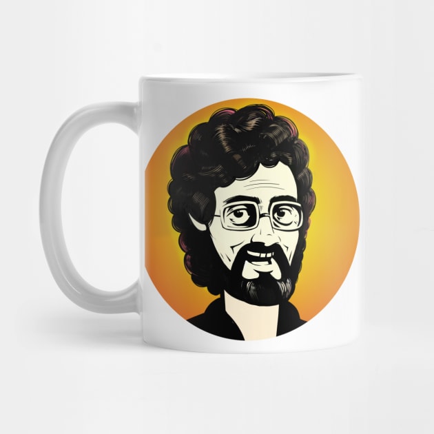 Terence McKenna art by PsilocyBram